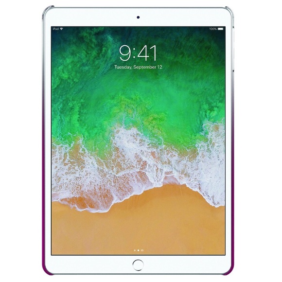 NIB iPad “ Boss Babe “ Snap-on Case for 9.7” iPads / Tablets  Pink Ombre - Picture 2 of 8